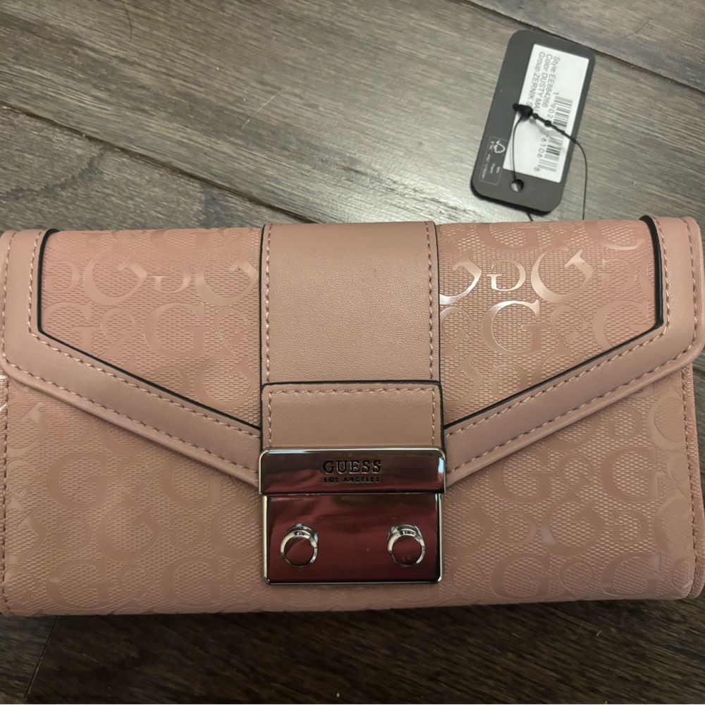 Guess Wallet in Dusty Mauve